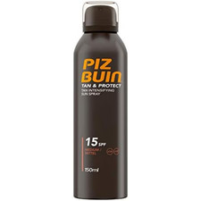 Piz Buin Tan and Protect Intensifying Sun Spray SPF 15, 150Ml