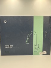 Forious Kitchen Faucet WW43000BN Single-Handle High-Arc W/ Deck Plate Gold