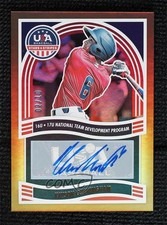 2024 Panini Stars and Stripes Gold 2/10 Kayson Cunningham #NTS-KC Auto 0j81