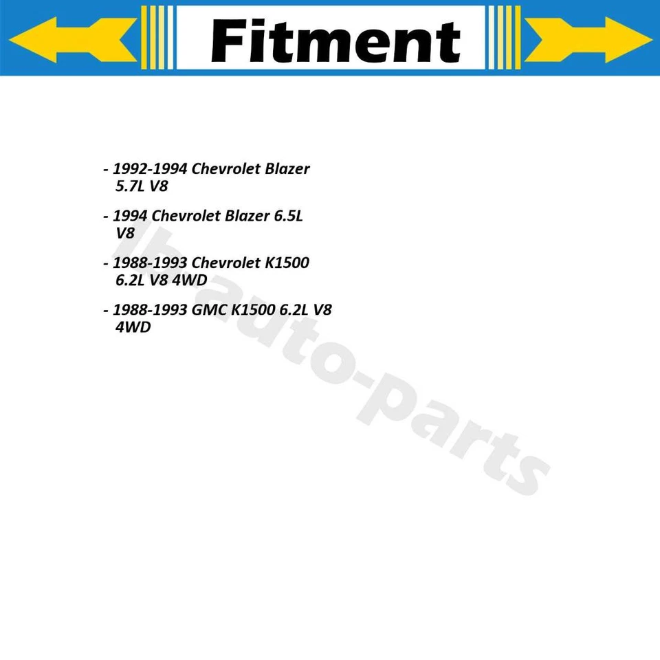Brazo de control superior delantero con rótula 2x para GMC K2500 1990-1995 5,0 L Foto 4 de 4