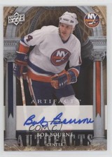 2009-10 Upper Deck Artifacts Autofacts Bob Bourne #AF-BB Auto 2d8