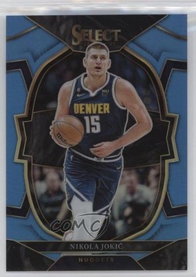 2022-23 Panini Select Concourse Light Blue Prizm 76/299 Nikola Jokic #1 00am