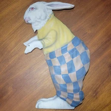 Bonnie Barrett Boardwalk Originals Rabbit Easter Bunny Dummy Board Sign READ