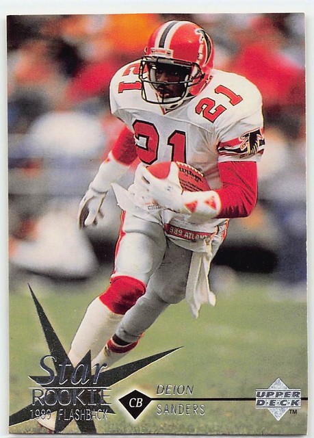 Deion Sanders 1997 Upper Deck #37 Atlanta Falcons