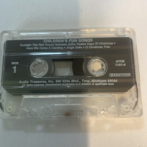 Children’s Cassette Tape Holiday Fun Songs By Holiday Treasures - Picture 5 of 6