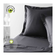 Taie d'oreiller - TODAY - 63 x 63 cm - Coton bio - Certifié oeko-Tex - Volant 5