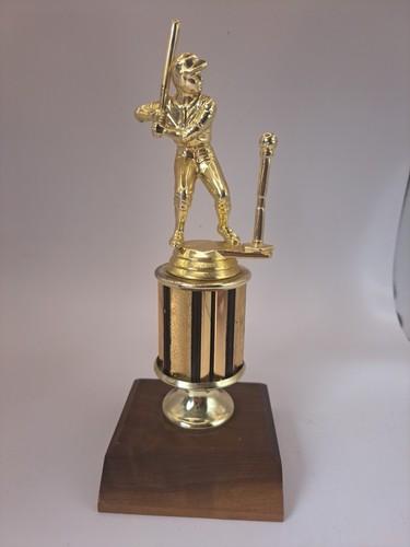 Baseball T-Ball Trophy, T-Ball Award 8.5 In Tall.