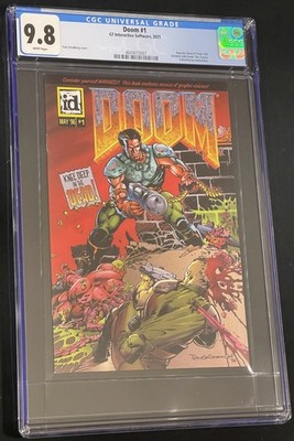 RARE DOOM #1 GT INTERACTIVE SOFTWARE 2021 COMIC 1996 REPRINT
