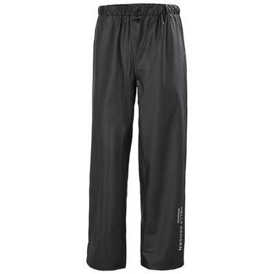 Helly Hansen Voss 100% Polyester Waterproof Men's Rain Pant, Black, Small