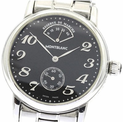 Montblanc 7017 Meisterstück Power Reserve Small Seconds Manual Men's Watch 36mm