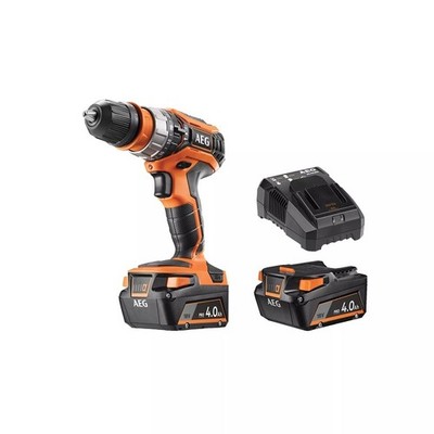AEG Pro18V BSB18C2X-402C Akku-Schlagbohrschrauber mit 2 Akkus 4,0 Ah