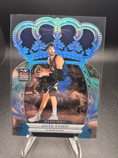 2024-25 Panini Crown Royale EuroLeague Ante Tomic Crystal Platinum #/1 #97