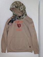 Chicago Bears Hoodie Nike Youth L 14/16 NFL On Field Apparel Salute To Service