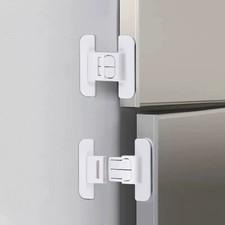 Refrigerator & Freezer Door Lock – Child Proof Fridge Latch with Strong Adhesive