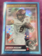2025 Panini Score - Jayden Higgins #55 Houston Texans - RC blue stars /499