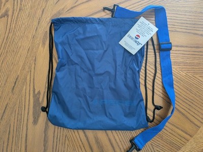 Pepsi Generation Next Blue Nylon Drawstring Bag NWT