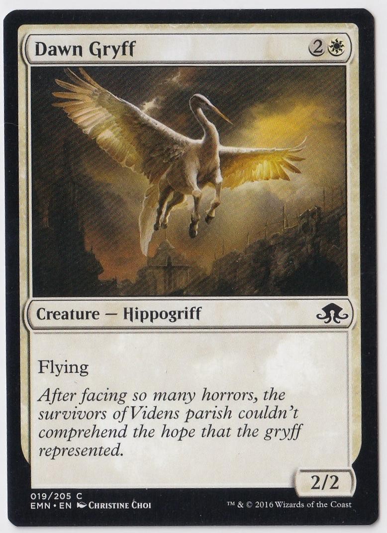 Dawn Gryff 19 C Eldritch Moon Magic: The Gathering NM