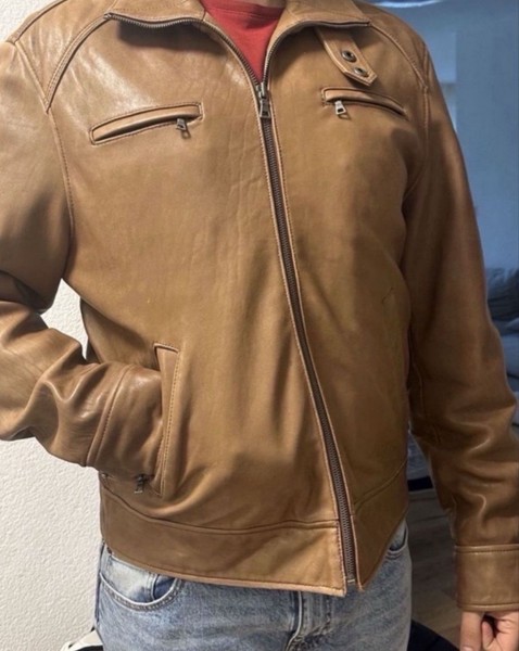Men's Leather Jacket LEONARDO