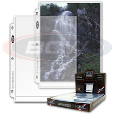 1 pocket 10 sheets 8 X 10 8x10 Photo BCW Binder Pages