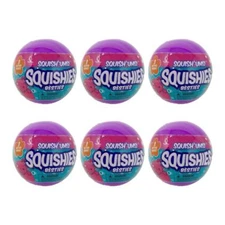 Squish 'Ums Squishies Besties : Series 4 Four - Lot of 6 Sealed Blind Globes