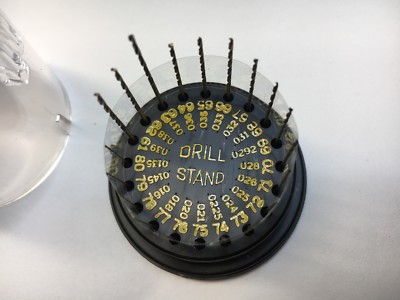 Jewelers High Speed twist Drill Bit Set 20 piece Sizes 61-80