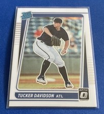 2021 Panini Donruss Optic Rated Rookie #90 Tucker Davidson RC Atlanta Braves