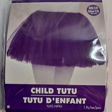 Child S/M Tutu Up To Size 10 Choose Color Halloween Dress Up
