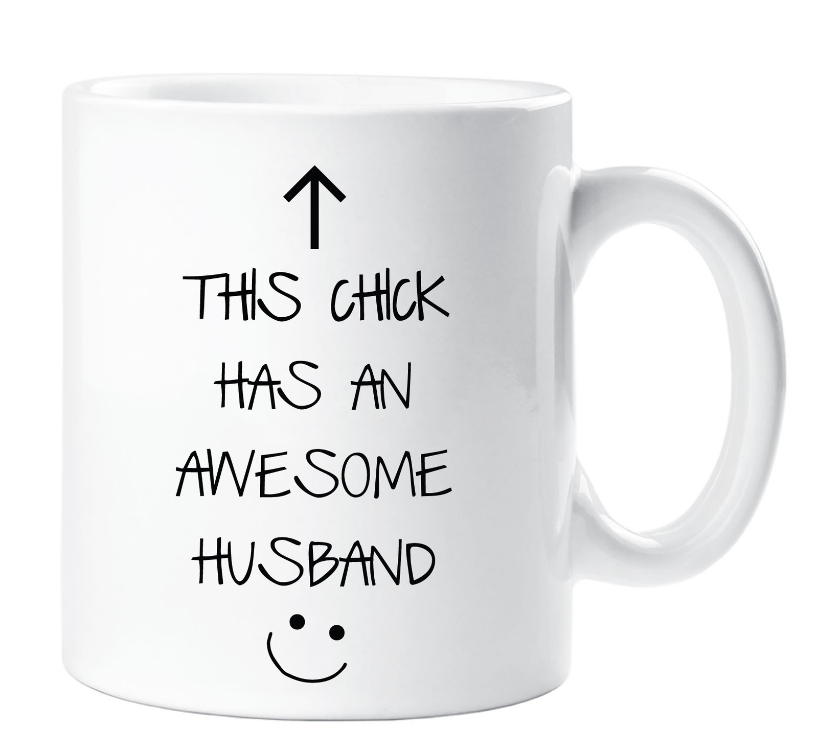 Awesome Husband Wife Mug - Ceramic Novelty Gift for Her
