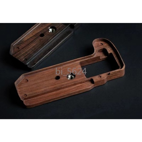 Wood Ebony Base Plate Handle Grip Mount Holder for Fujifilm X-H1 Fuji XH1 Camera - Picture 32 of 41