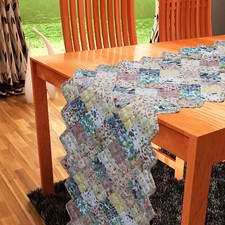 Table Runners Quilted patchwork country calico floral print by HOME HEART Brands