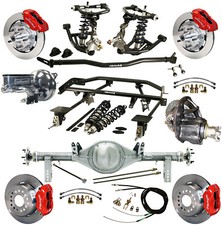 Ridetech Coilover4-link Kitcurrie Rear Endwilwood Disc Brakes12 Rotorsred