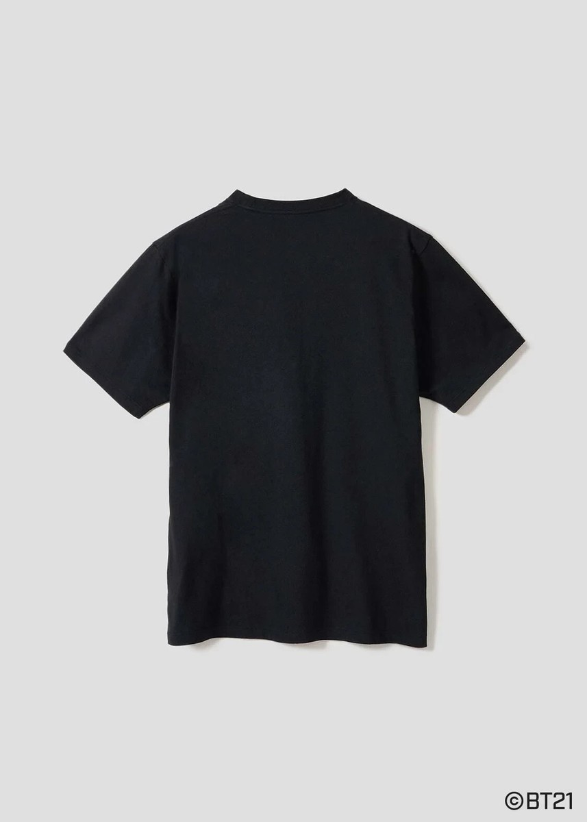 Graniph] BT21 MANG | T-shirt Size SS ~ XXL Black From JP NEW