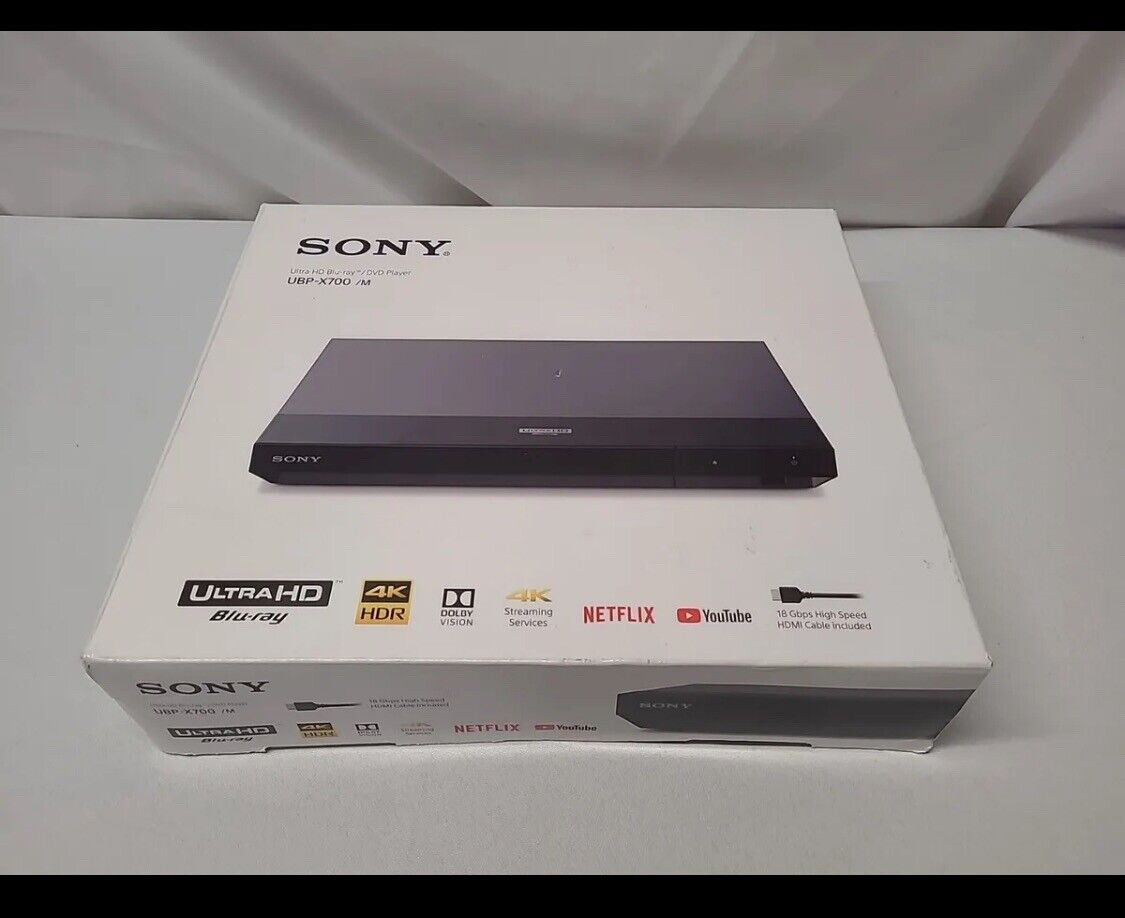 Sony Reproductor de DVD Blu Ray 4k para TV con Wi-Fi 4K Ultra HD