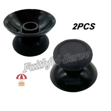 2PCS For Meta Quest 2 VR Handle Controller Joystick Cap Headset Black