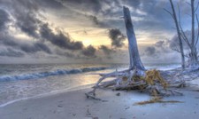 Ceramic Backsplash Tile Mural Real Life Kitchen/Bathroom - Cloudy Evening