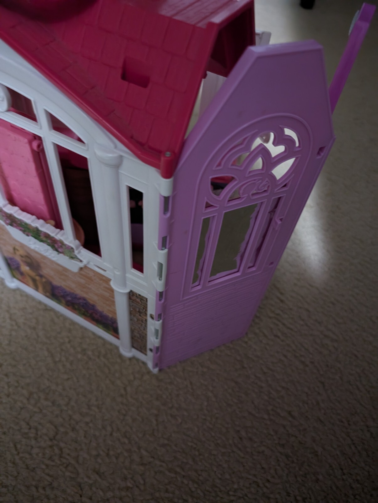 Barbie Dollhouse, Portable 1Story Playset eBay