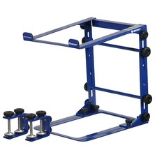 Odyssey LSTANDMNVY Designer DJ Series Folding Laptop Stand in Navy idjnow