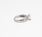 925 Sterling Silver  Vintage White Cubic Zirconia Band Ring Sz 8  RG3226 — photo 3