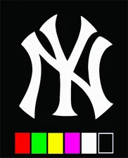 NEW YORK YANKEES Die Cut Vinyl Decal Sticker 