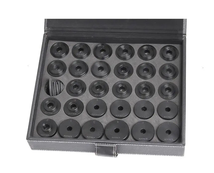 29pcs Watch Crystal Remover Die Front Cover Glass Opener Tool Kit