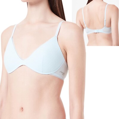 Sloggi Ever Fresh Plus HP Damen BH Schalen BH ohne Bügel Gr. L Sky Blau