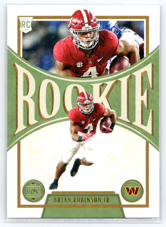 Brian Robinson Jr. 2022 Panini Legacy Rookie #169
