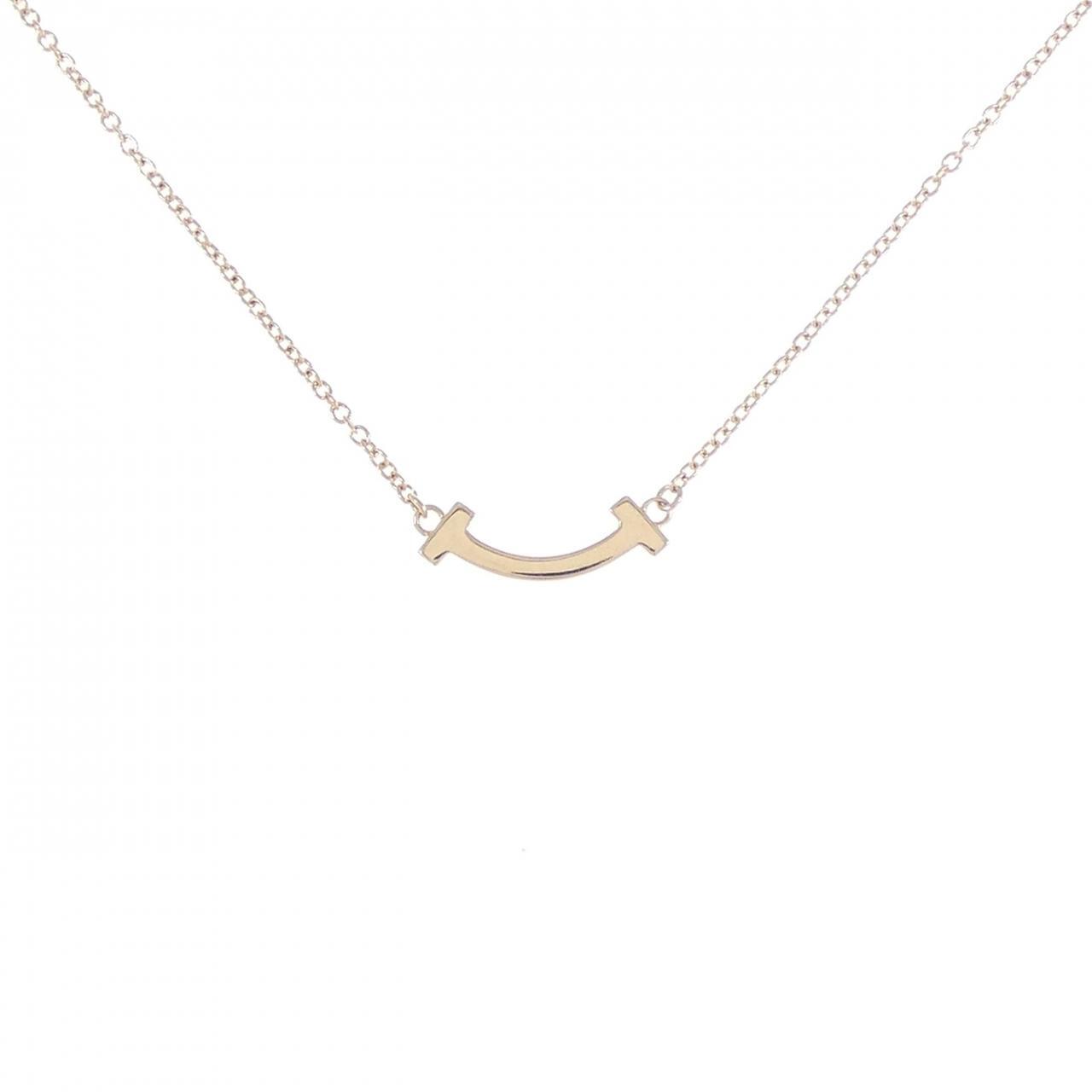 Authentic Tiffany T Smile mini Necklace  #260-006-429-0546