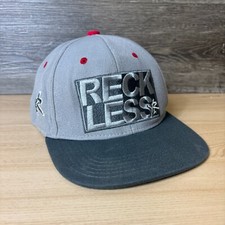 Young & Reckless Hat Cap Snapback Gray Red On...