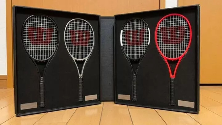 記念グッズ Roger Federer 2018 Racket Collection UNOPENED NEW BOX Limited Edition Roger Federer 2018 Miniature