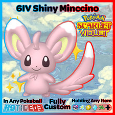 ✨Shiny Minccino 6IV✨ Pokemon Scarlet & Violet 🚀Fast🚀 Indigo Disk DLC