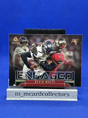 2023 Panini Luminance Engaged #EN-7 Devin White Tampa Bay Buccaneers