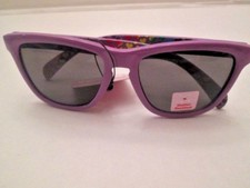 GIRL'S FASHIONABLE PURPLE WITH COLORED HEARTS SUNGLASSES - BRAND NEW