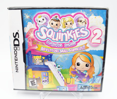 Squinkies 2: Adventure Mall Surprize (Nintendo DS, 2011) Sealed