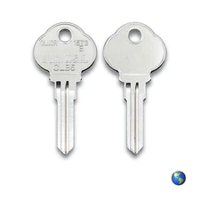 CLB5 Key Blanks for Various Steering Wheel Locks by The Club (2 Keys)